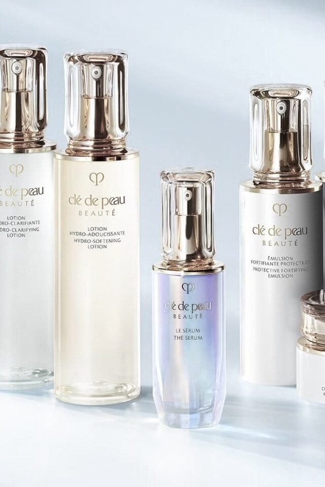 Premium anti-aging skincare products and serums used by the elite